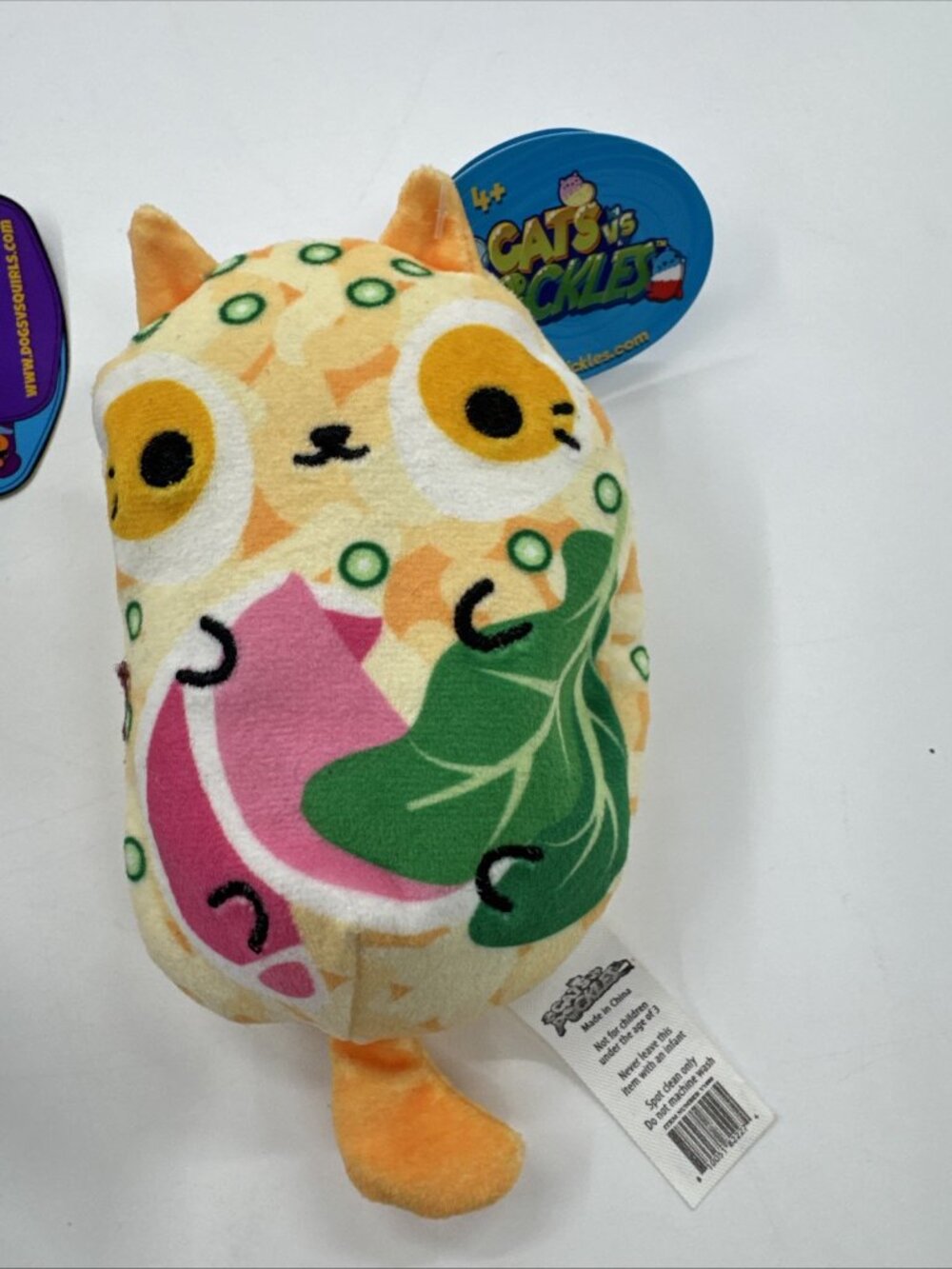 Cats vs Pickles Dogs vs Squirts Lot of 3 with Tags Vinnie Miso Kitty Amazonia - Picture 3 of 9